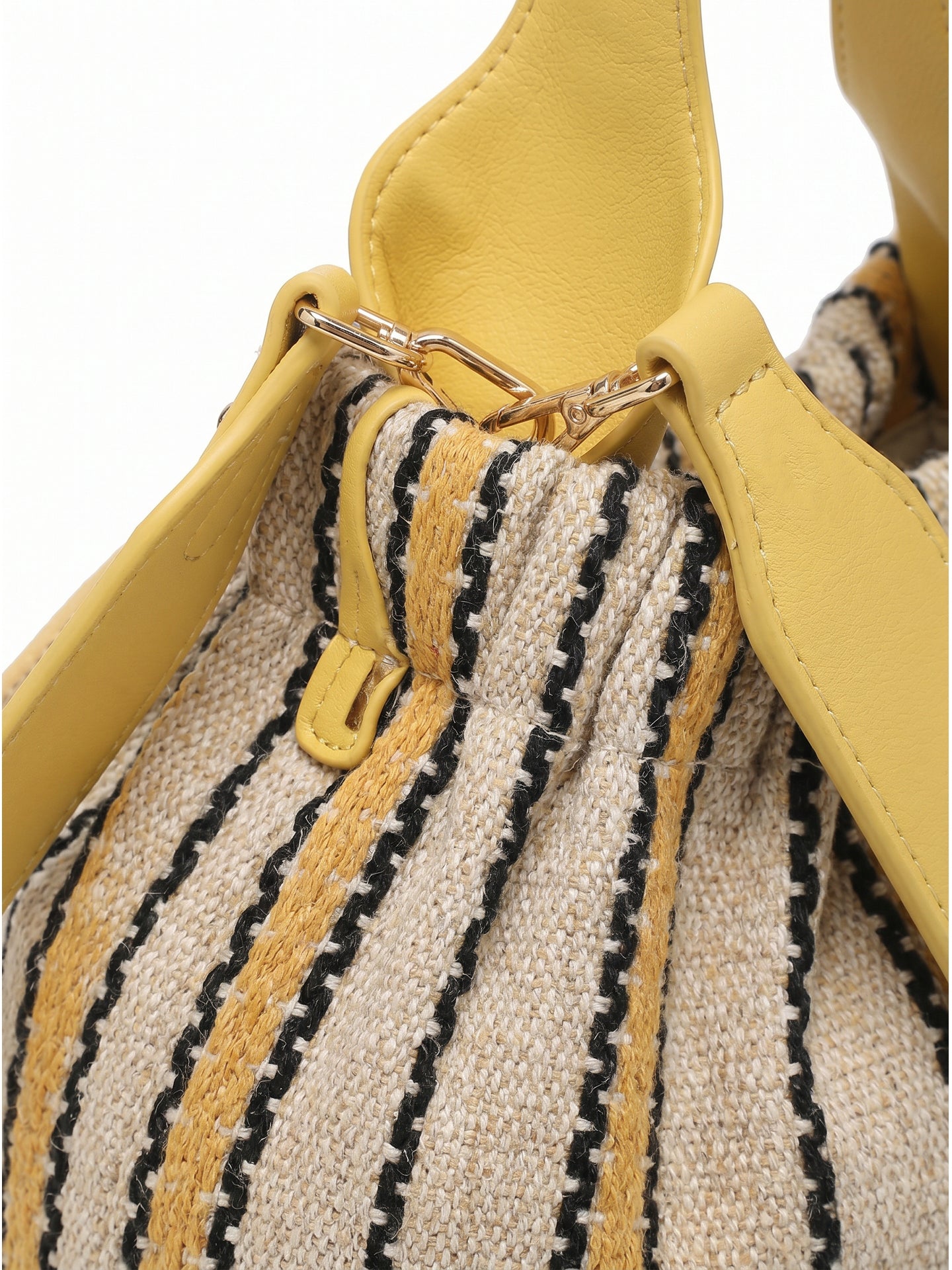 Borsa Shopper in Cotone Giallo