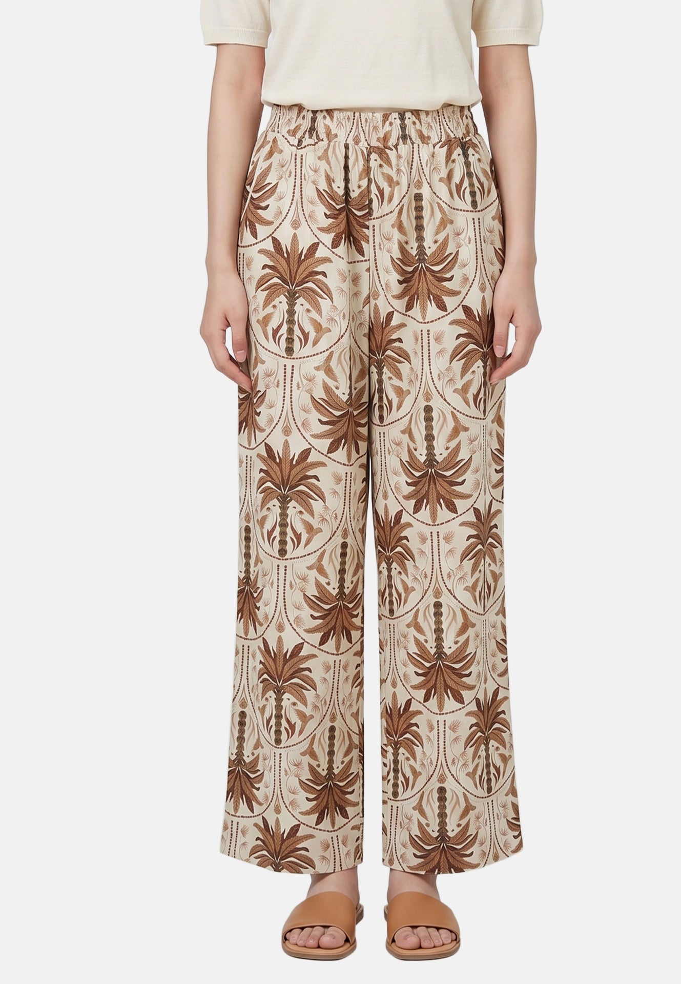 Vestito in Viscosa Taupe Roberta Rossi