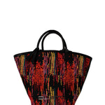 Borsa a Mano in Pelle Vegana Giallo
