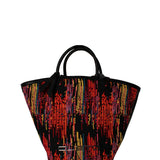 Borsa a Mano in Pelle Vegana Giallo