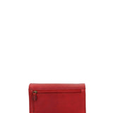 Portafoglio in Vera Pelle Rosso