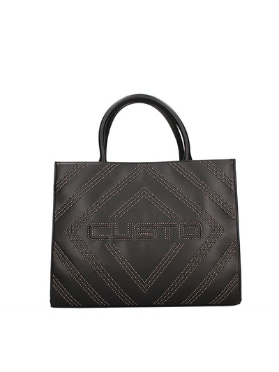 Borsa a spalla CUSTO - Nero