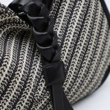 Borsa a Tracolla in Poliestere Nero
