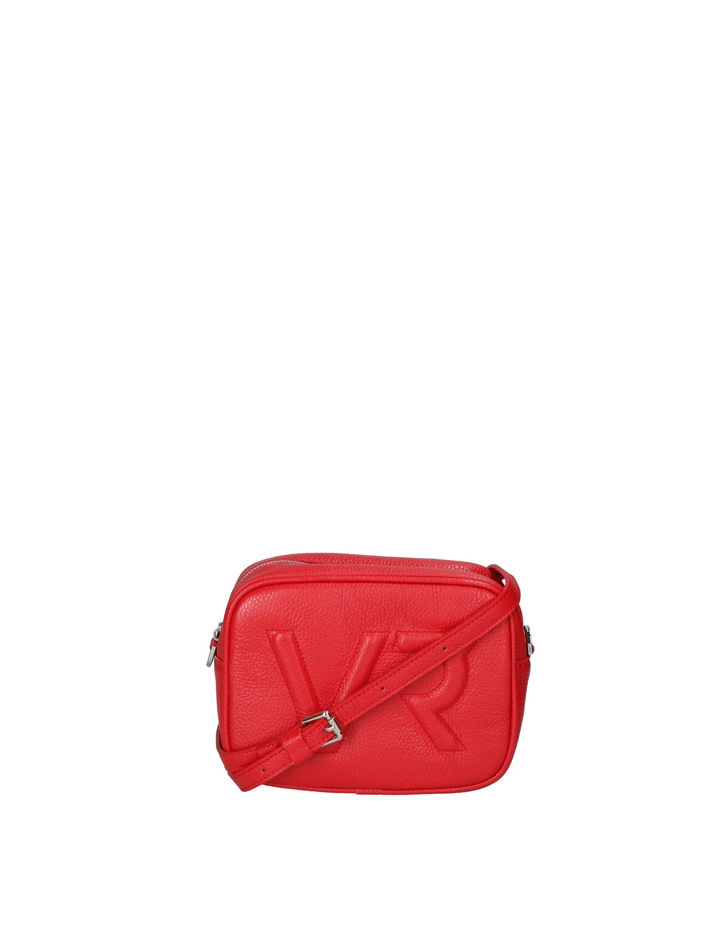 Borsa a Tracolla in Dollaro Leather Rosso