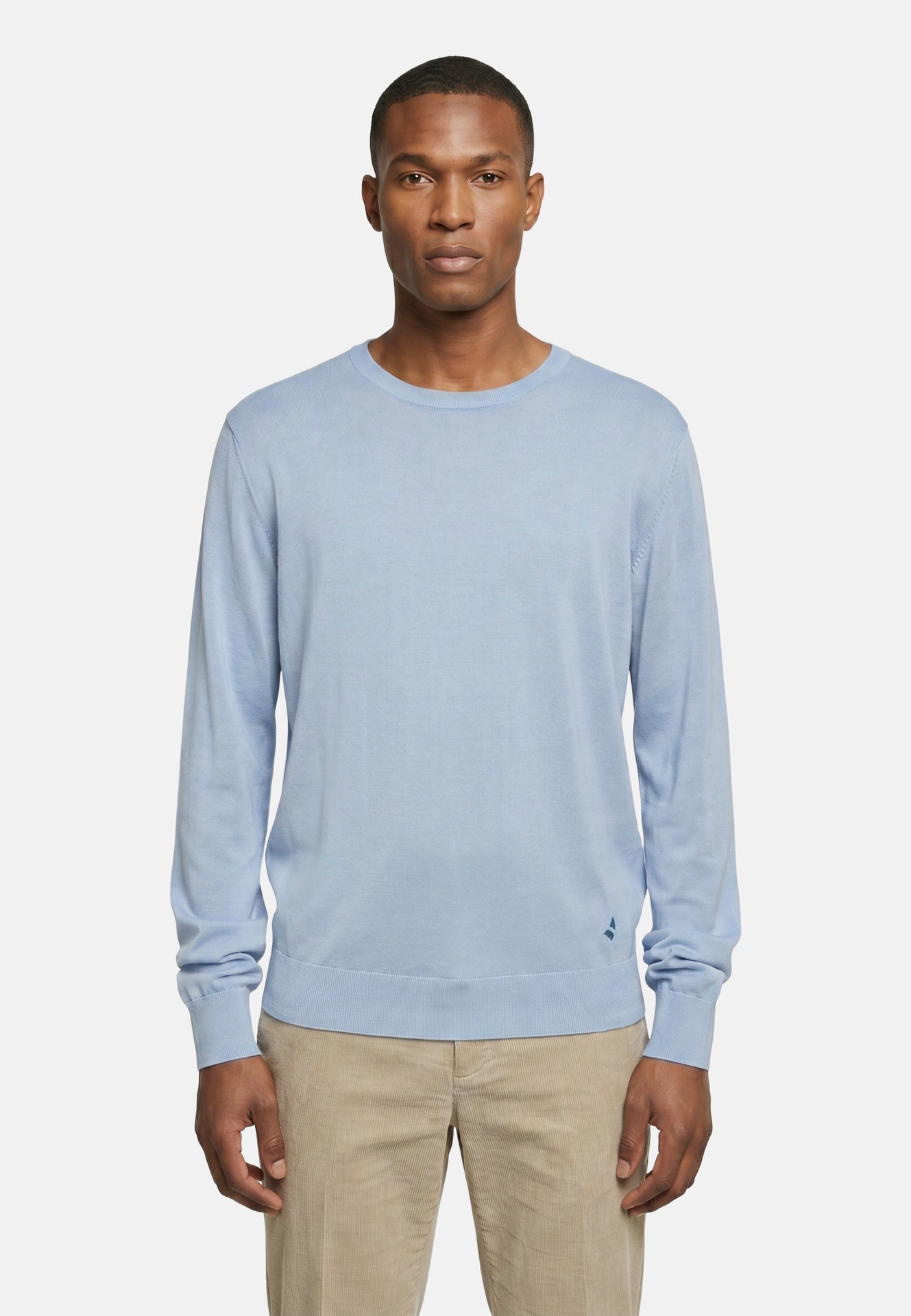 T-shirt in Cotone Grigio Chiaro Navigare