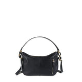 Borsa a Spalla in Vera Pelle Nero