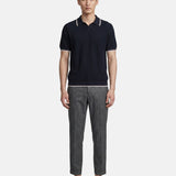 Camicia in Cotone Blu Navy
