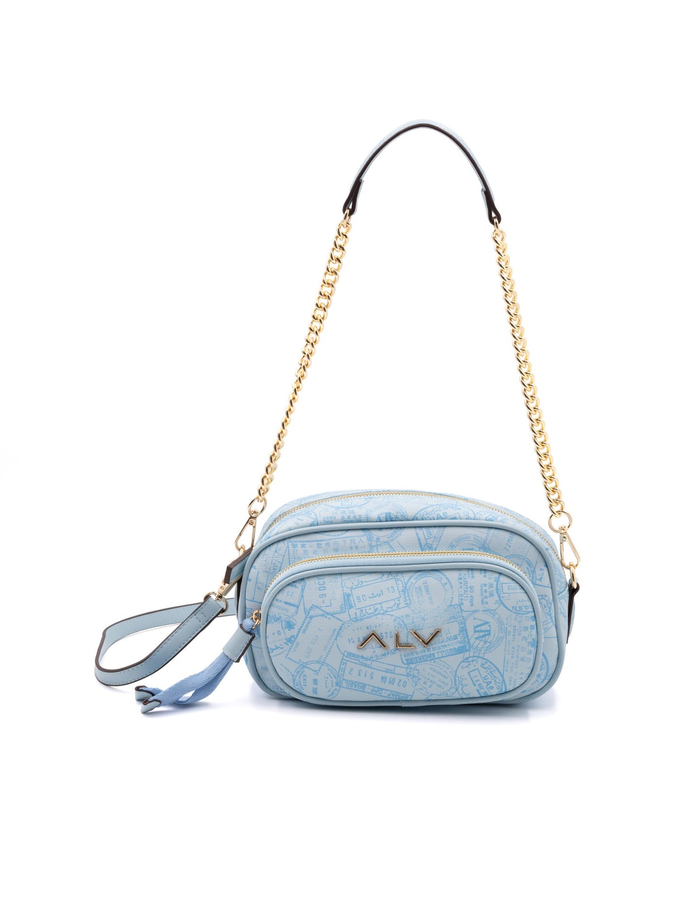 Borsa A Tracolla da donna ALV - Blu Chiaro
