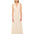 Abito Donna Eolienne Made in Italy in 80% Viscosa 20% Lino Beige Marc Ellis