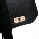 Borsa a Mano in Polyurethane Nero