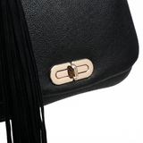 Borsa a Mano in Polyurethane Nero