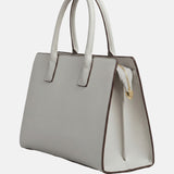 Borsa a spalla in Pelle Vegana Grigio