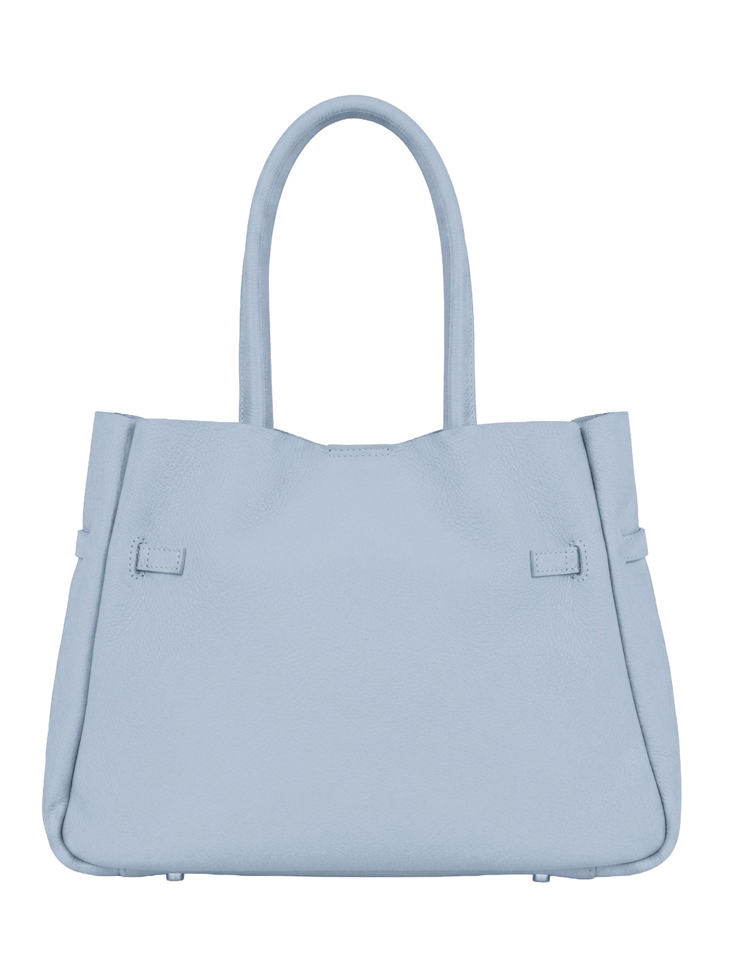 Borsa a Tracolla in Dollaro Leather Azzurro