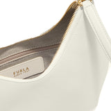 Cream Leather Shoulder Bag