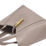 Taupe Leather Handbag