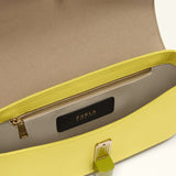 Borsa a Tracolla in Pelle Giallo