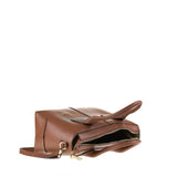 Bolso de mano de piel auténtica
