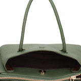 Borsa a Mano in Pelle Vegana Verde