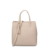 Borsa a Mano in Pelle Vegana Beige