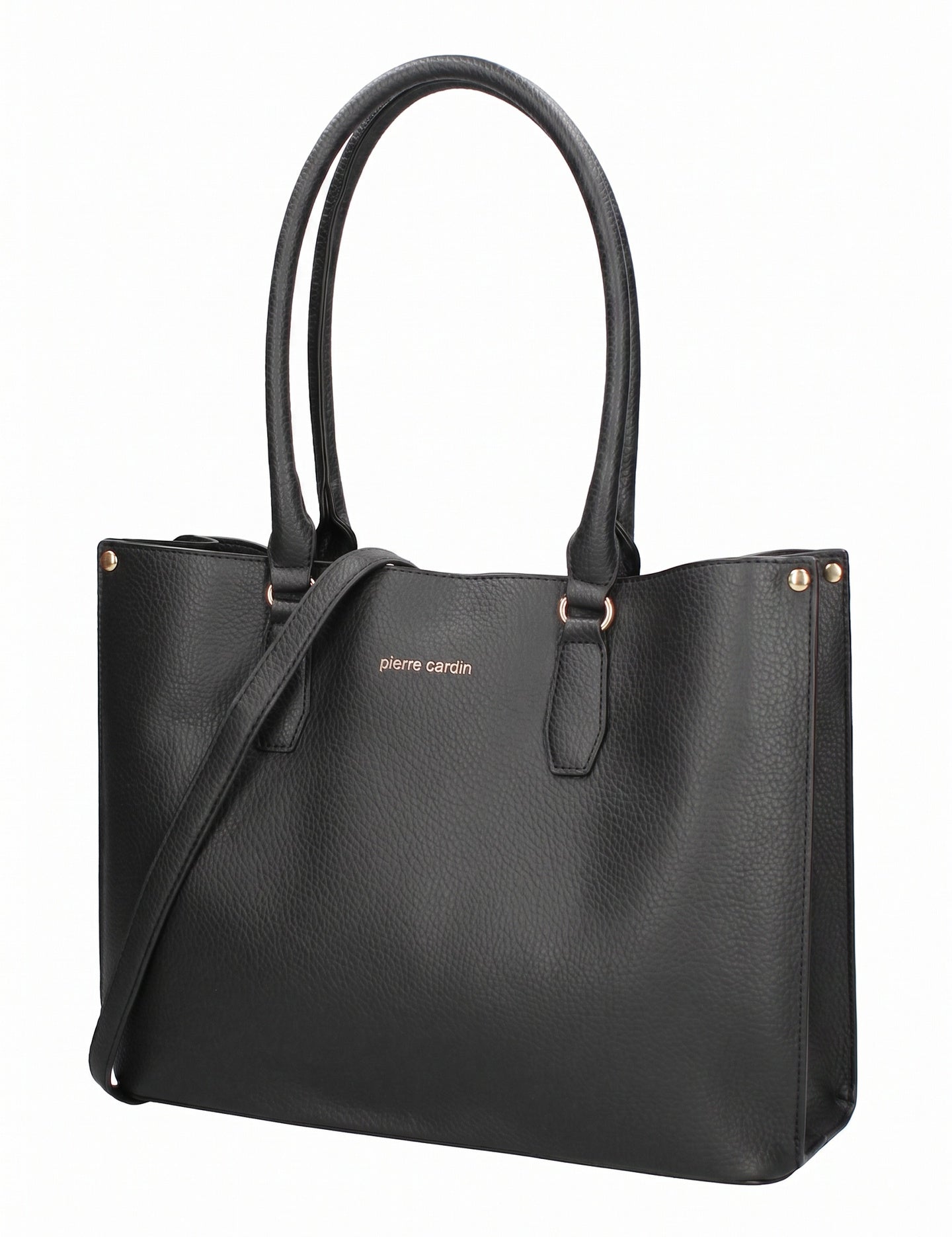 Borsa a Spalla in Pelle Vegana Nero