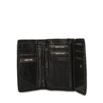 Portafoglio in Vera Pelle Nero