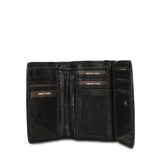 Portafoglio in Vera Pelle Nero