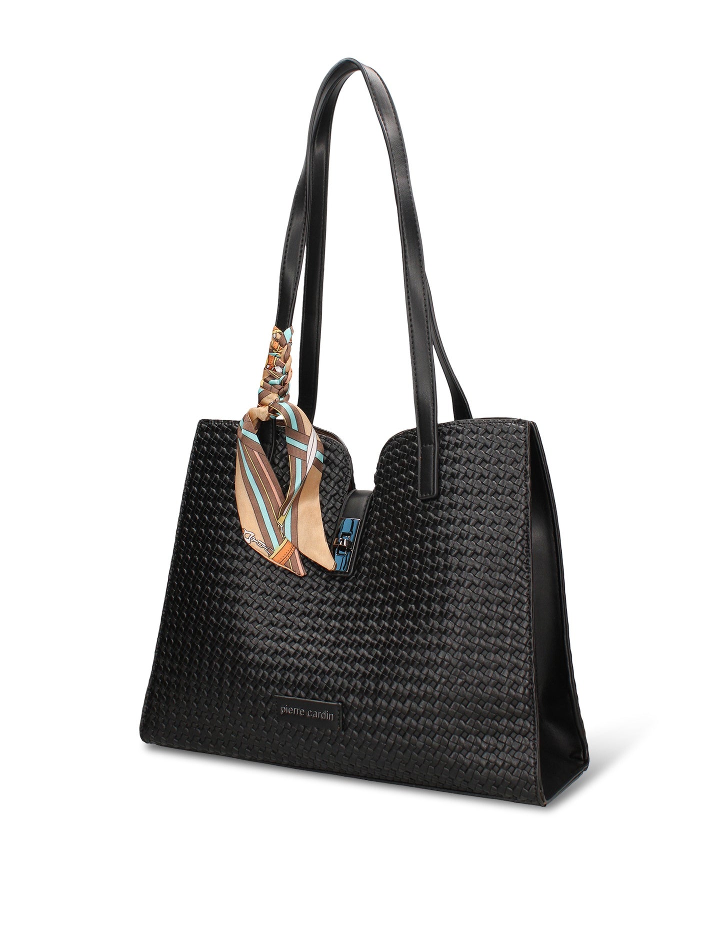 Borsa a Mano in Pelle Vegana Nero