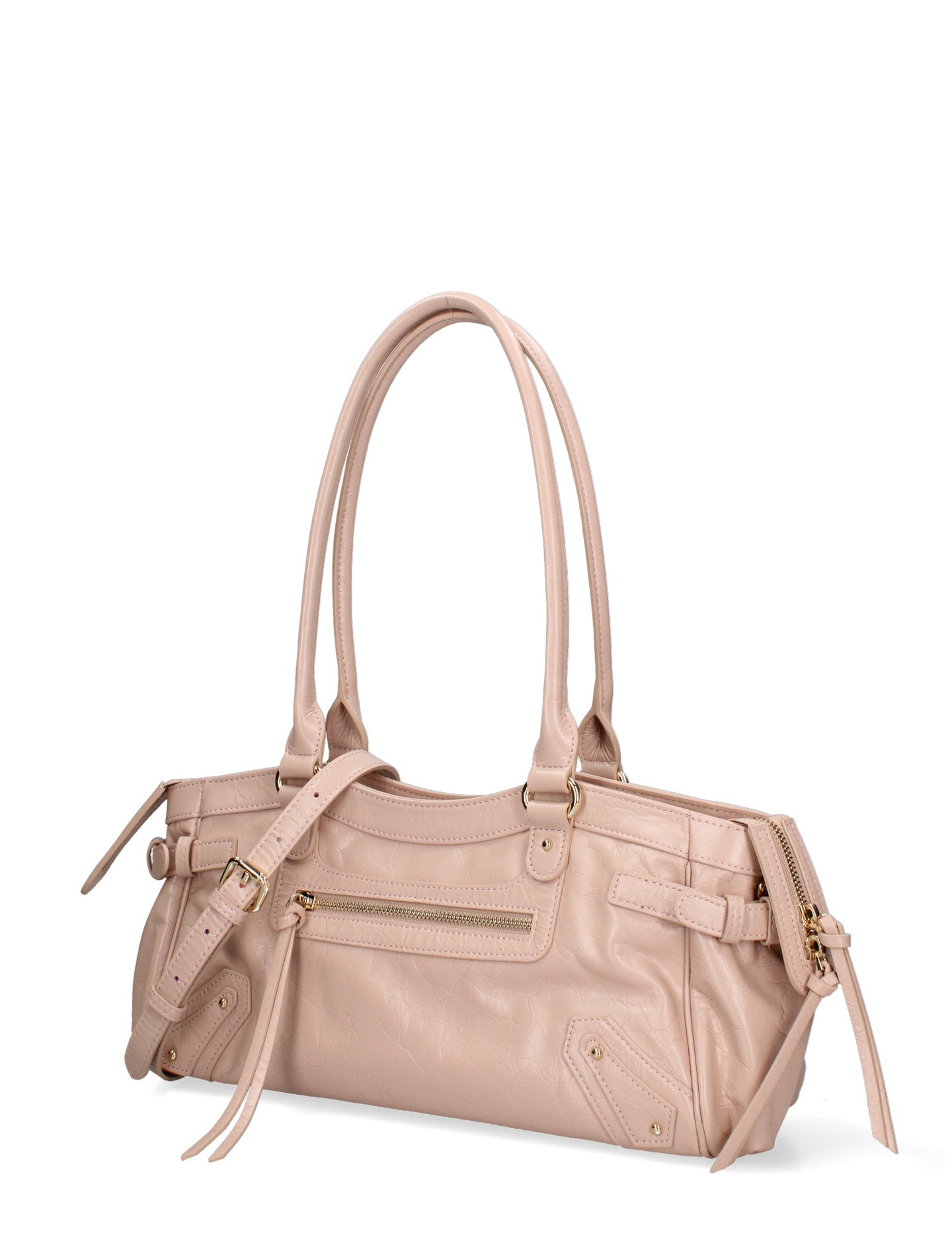 Borsa a Mano in Vera Pelle Nudo