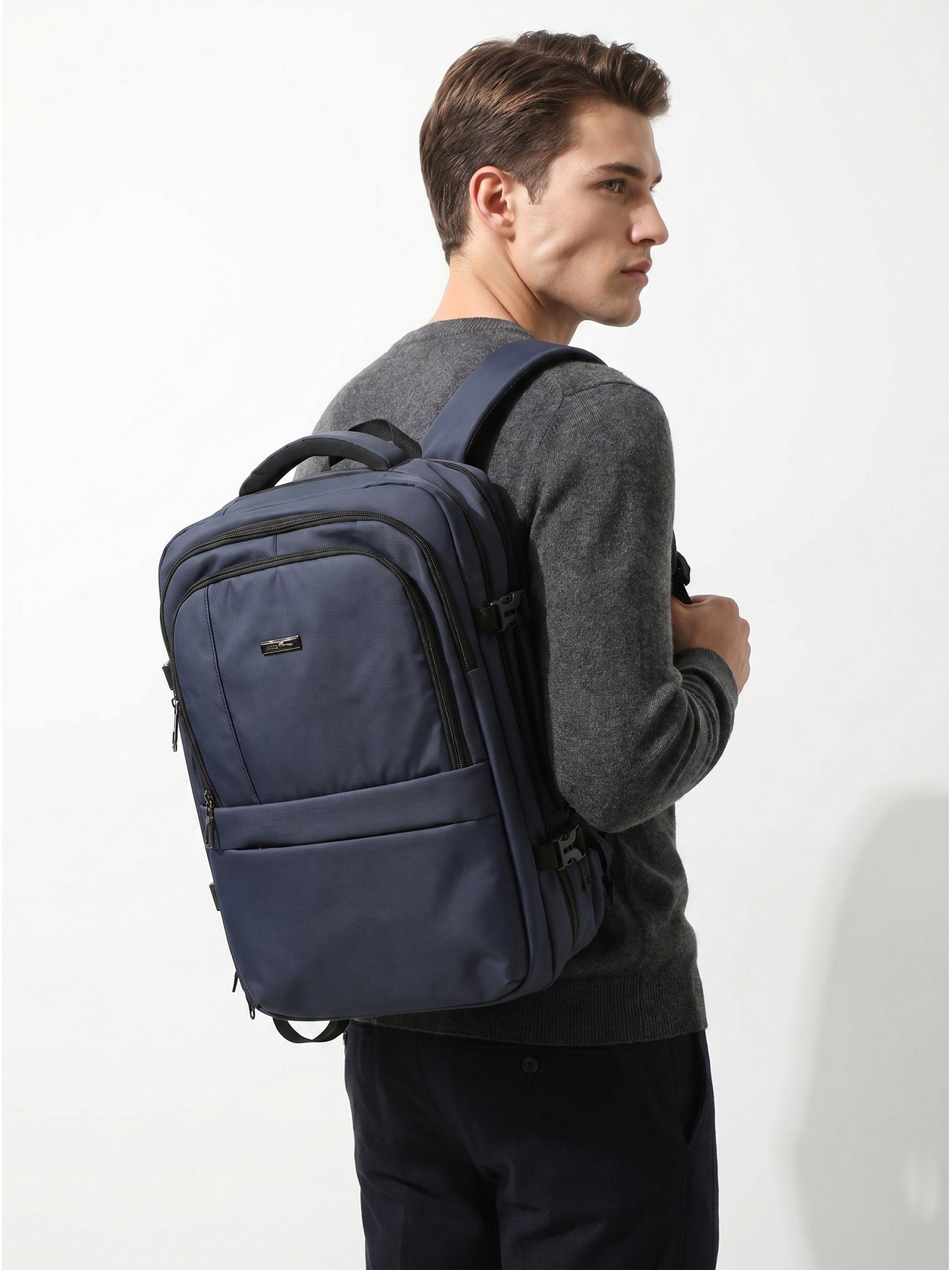 Zaino in Poliestere 100% Blu Scuro