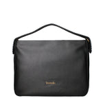 Borsa a Spalla in Vera Pelle Nero Braccialini