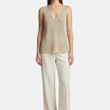 Vestito in Poliestere Beige