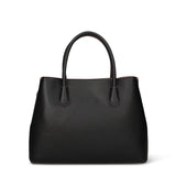 Black Vegan Leather Handbag
