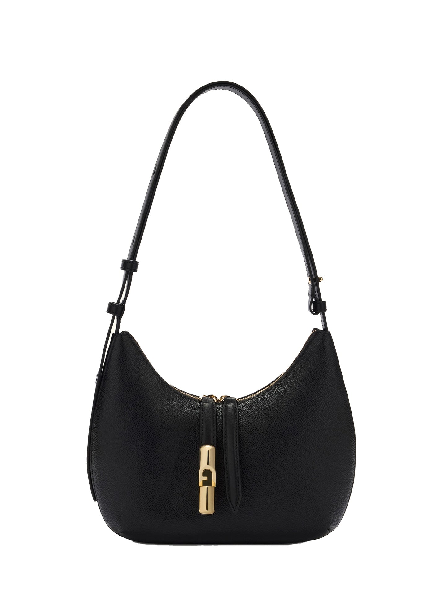 Borsa a Spalla in Pelle Nero Furla