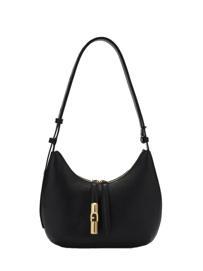 Borsa a Spalla in Pelle Nero