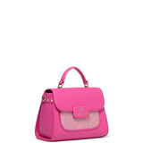 Borsa a Mano in Poliestere Fuxia