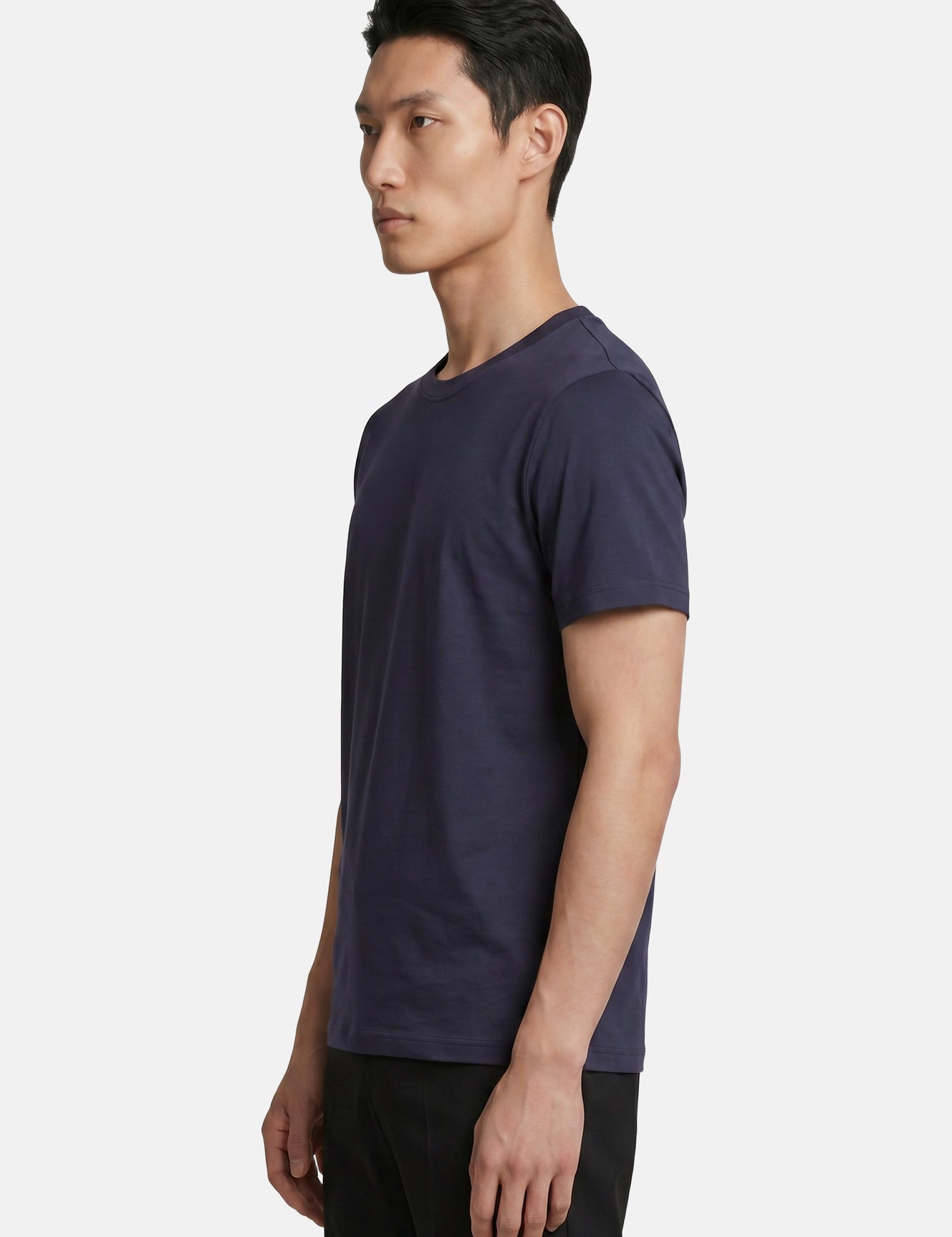 T-shirt in Cotone Blu Navy