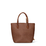 Borsa a Mano Donna in Pelle Vegana Marrone