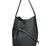 Borsa a Mano in Vera Pelle Nero