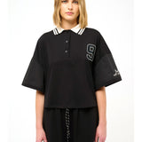 Maglia Donna Elowen Chic in Cotone Nero Marc Ellis