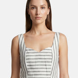 Vestito in Cotone Nero Roberta Rossi