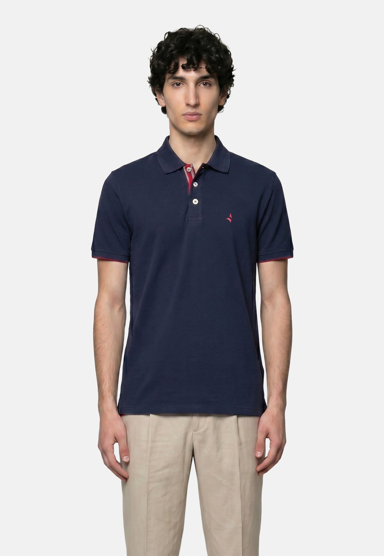 Camicia in Cotone Blu Navy Navigare