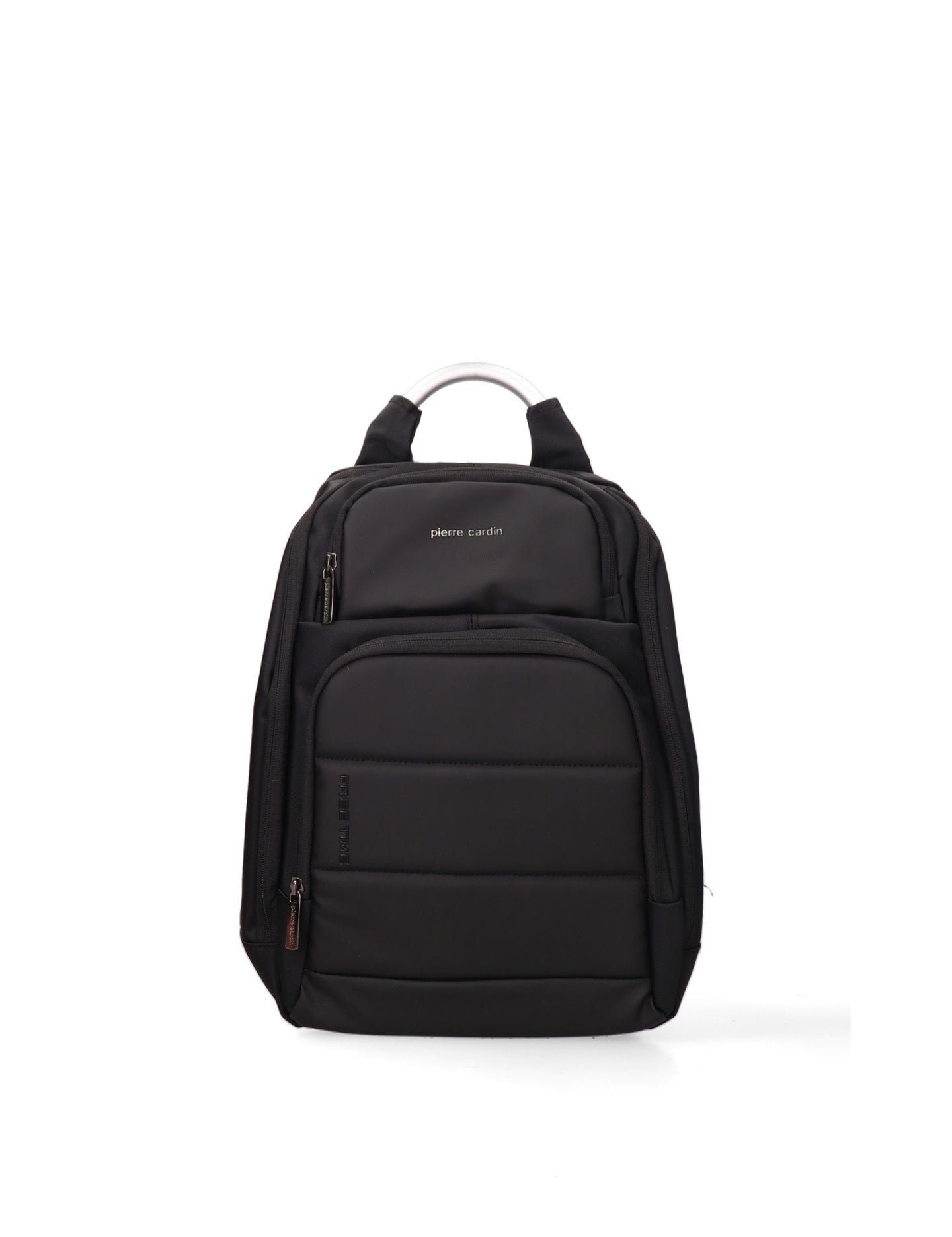 Zaino Uomo Élanier in Pelle Vegana Nero Pierre Cardin