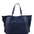 Borsa a Mano in Vera Pelle Blu Jeans Chiara Ferretti
