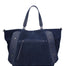Borsa a Mano in Vera Pelle Blu Jeans Chiara Ferretti