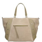 Borsa a Mano in Vera Pelle Verde Chiara Ferretti