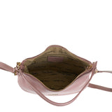 Borsa a Spalla in Vera Pelle Malva