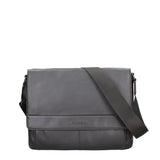 Borsa a Tracolla in Vera Pelle Nero