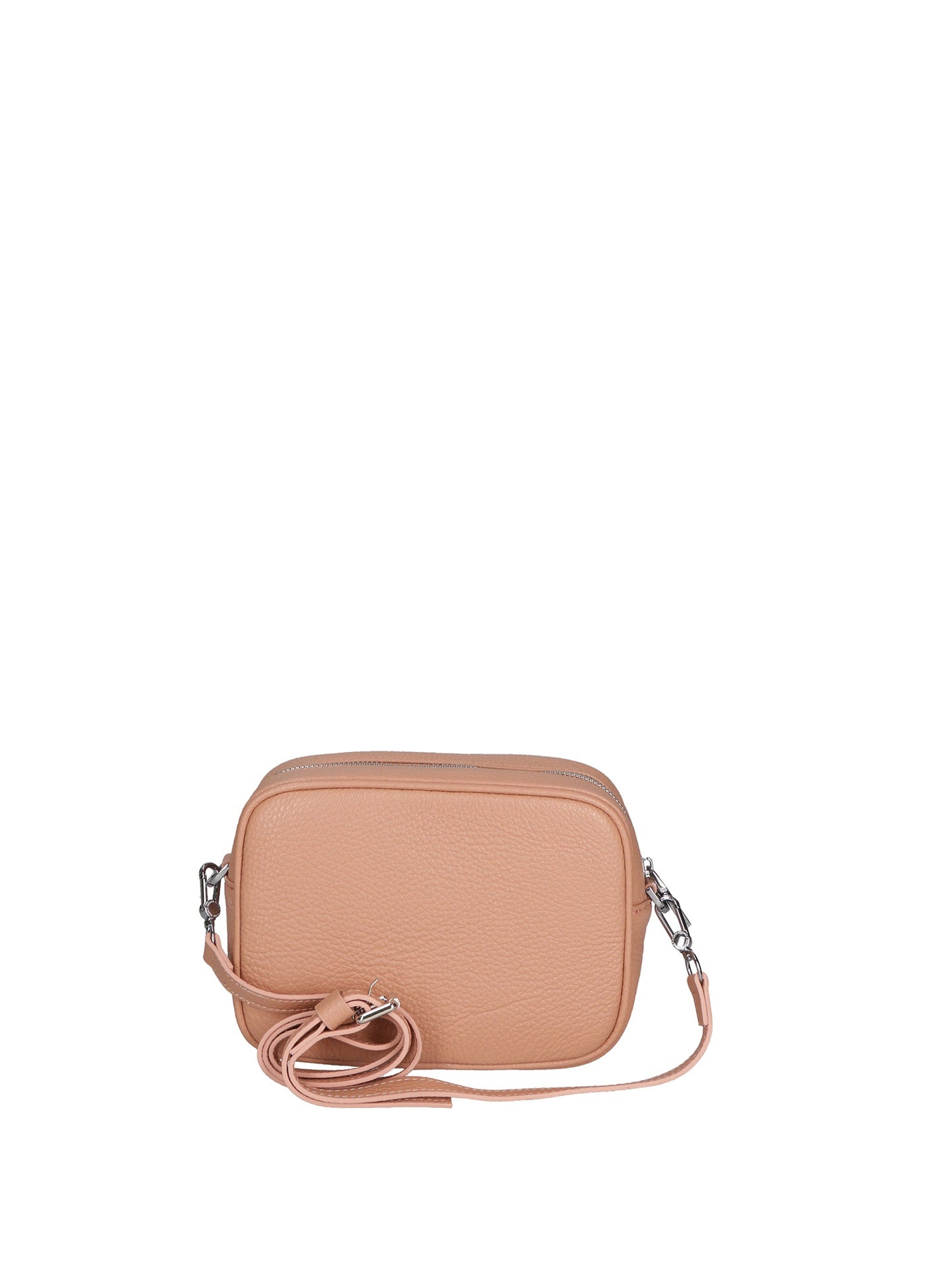 Borsa a Tracolla in Dollaro Leather Rosa