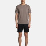 T-shirt in Cotone Mud
