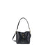 Borsa a Spalla in Vera Pelle Nero Pierre Cardin